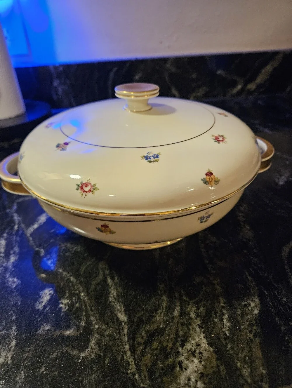 Vintage Rosenthal Winifred Covered Vegetable Dish Bowl US Zone Germany 1946-1949
